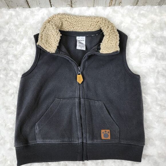 Carter's Zip Up Vest Black Size 18m - Picture 1 of 7